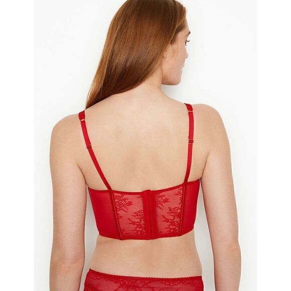 NWT Victoria’s Secret Unlined Lace-Up Corset Top size small - Picture 4 of 4